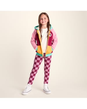 Racka Kids Shaun the Sheep Legging - Candy Floss/Beetroot Red