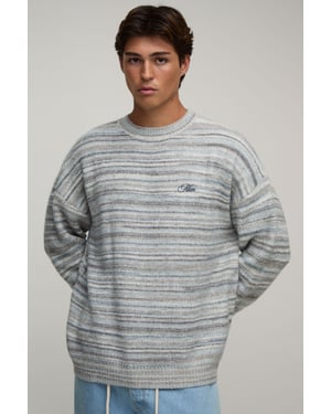 Relaxed Ombre Knitted Jumper