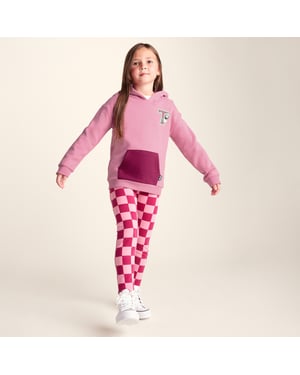 Masham Shaun the Sheep Kids Supersoft Overhead Hoodie - Beetroot Red