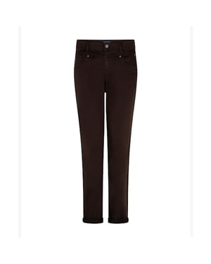 Red Button Broek srb5022 relax jog espresso