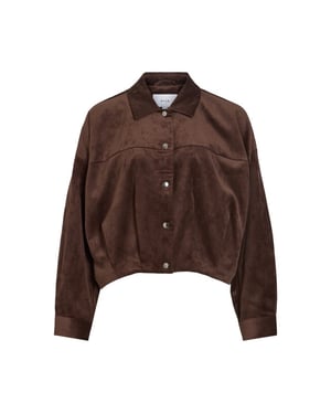 Vila vicourdie l/s jacket 14117202 coffee bean