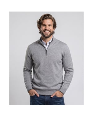 Campbell Schipperstrui mid grey melange
