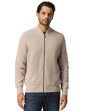 Beige wollen sweatvest State of Art
