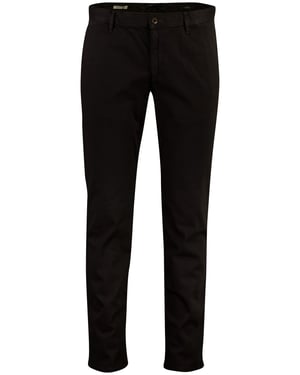 Broeken Alberto chino bruin slim fit