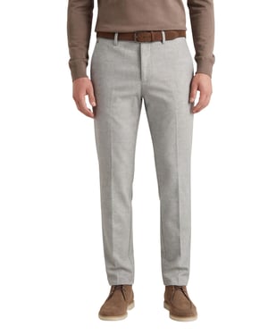 Gardeur broek grijs Tonic katoen effen