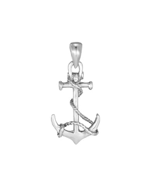 Sterling Silver Anchor Pendant