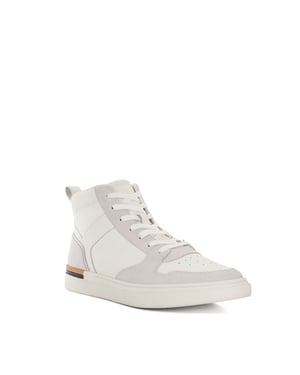 Dune Mens Strictly - High Top Perforated Trainers