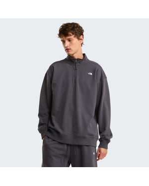 U Essential Light Relaxed 1/4 Zip Crew TNF