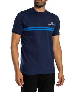 Sergio Tacchini Nieuw Supermac T-Shirt, Blauw