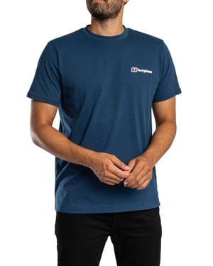 Berghaus T-Shirt Met Klaslogo, Blauw