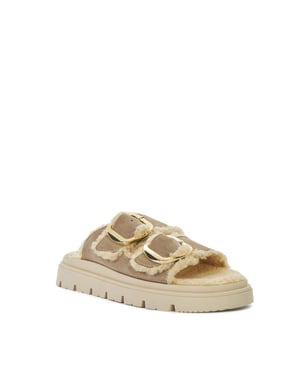 Dune Ladies Lodge - Cosy Lined Two Bar Mules