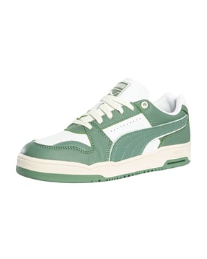 Puma Slipstream Lo Vintage Leren Sneakers, Wit