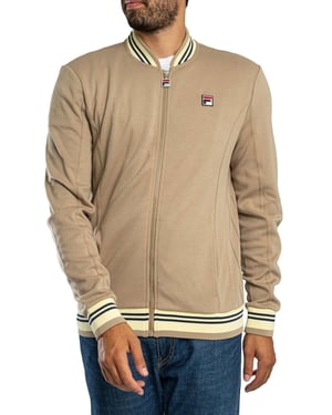 Fila Settanta Baseball Track Jacket, Beige