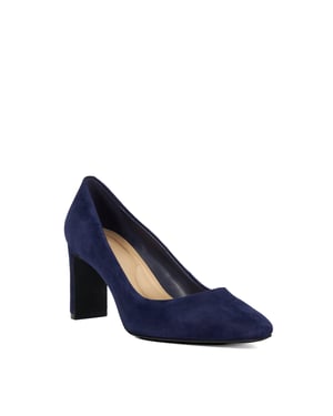 Dune Ladies Arriving - High Block Heel Court Shoes