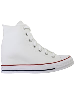 Converse Chuck Taylor All Star Classic Wedge Hi Womens White Plimsolls