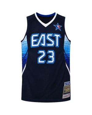 Mitchell & Ness NBA Cleveland Cavaliers #23 James Mens Navy Vest