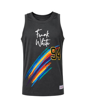 Mitchell & Ness Branded Frank White Collaboration Mens Grey Vest