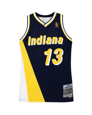 Mitchell & Ness NBA Indiana Pacers #13 Jackson Swingman Mens Navy Vest