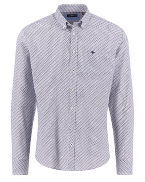 casual overhemd Fynch Hatton blauw