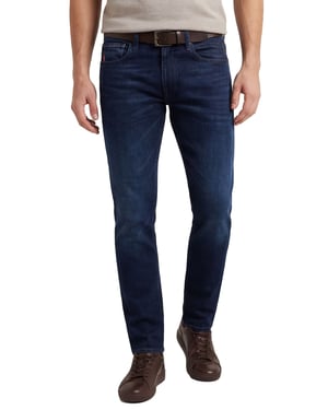 jeans Replay Grover donkerblauw normale fit effen denim