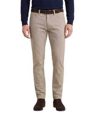 Brax 5-pocket broek Chuck beige katoen