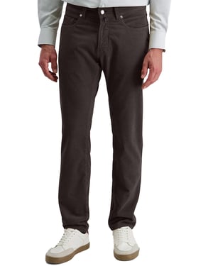 Pierre Cardin 5-pocket broek bruin Lyon Tapered FIt