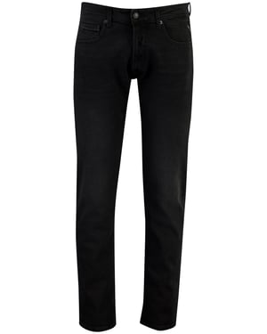 Replay Grover broek zwart gemeleerd