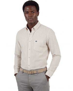 Giordano katoenen overhemd beige