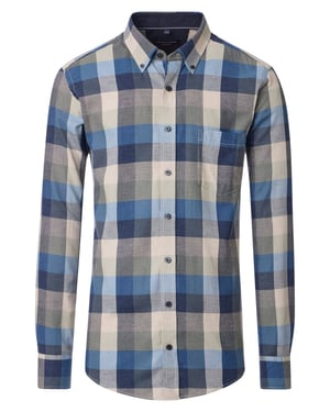 casual overhemd Casa Moda Casual Fit blauw