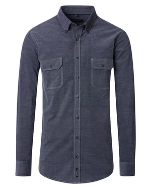 casual overhemd Casa Moda Casual Fit donkerblauw