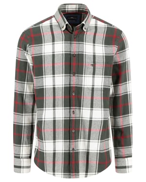 casual overhemd Fynch Hatton groen
