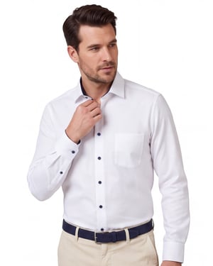 wit Olymp Comfort Fit - Big overhemd