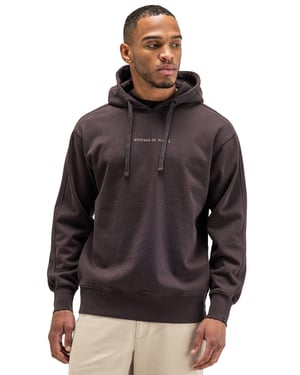 Hoodie Butcher of Blue bruin backprint wijde fit