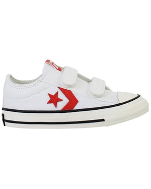 Converse Star Player 72 2V OX Kids White Plimsolls