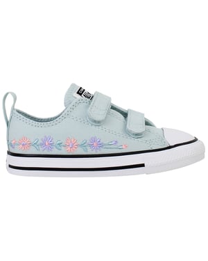 Converse Chuck Taylor 2V OX Kids Light Blue Plimsolls
