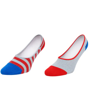 Happy Socks 2-Pack Multicolour Stripe No Show