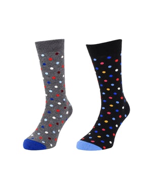 Happy Socks 2-Pack Multicolour Mini Dot