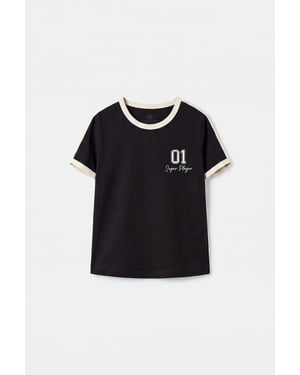 Jeugd Unisex Katoen Elastaan T-Shirt
