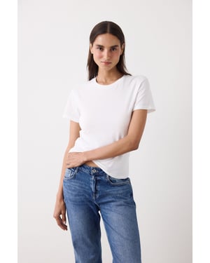 Dames Regular Fit Katoenen T-Shirt