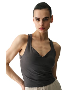 Änmlös V-ringad Rygglös Trosa Bodysuit