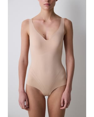 High-Waist Knitted Corset Body