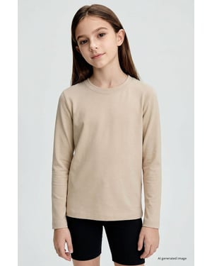 Heren T-shirt van katoen en elastaan