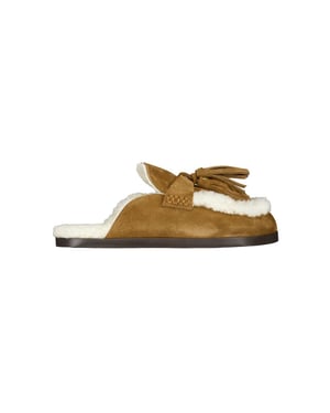 Posa Pw240 loafers ranch tassel mule suede