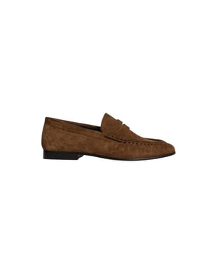 Posa Pw40 loafers penny loafer wrinkle suede
