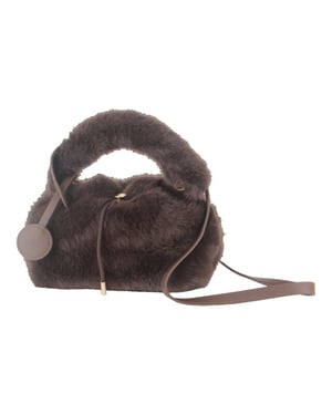 La Strada Lotte5420 dk brown dames tassen