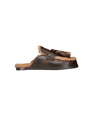 Posa Pw241 loafers ranch tassel mule leather