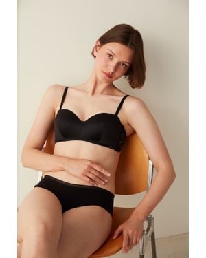 Mid-Waist Cotton Jersey Hipster Brief