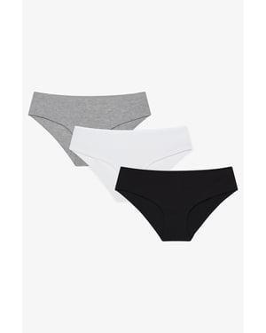 3-Pack Mid-Waist Hipster Briefs