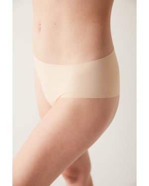 Mid-Waist Knit Brief Panties