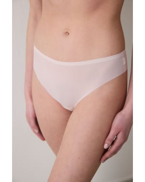 Hoge taille jersey slip